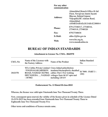 IS 7098 (Part 3) TEPL