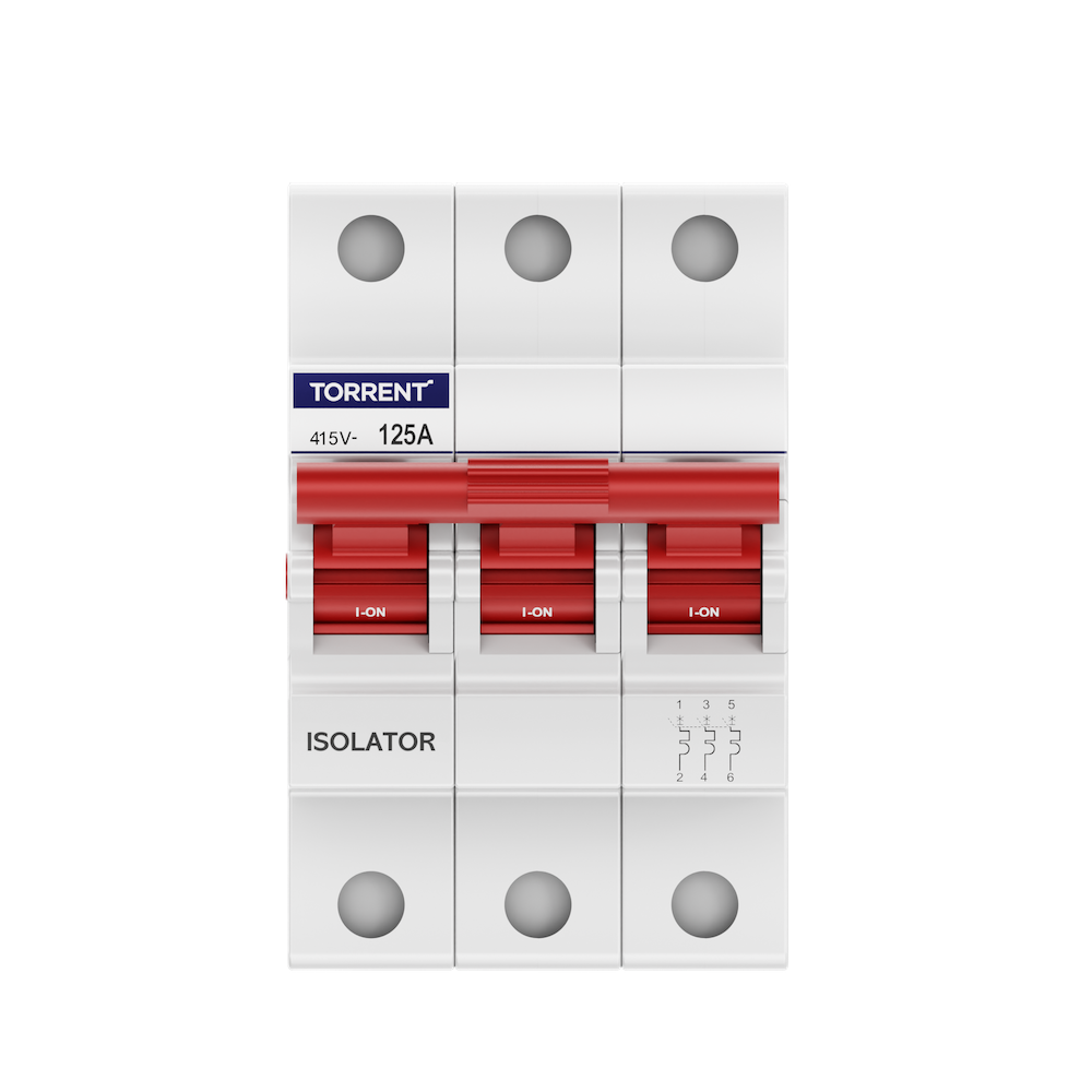 Triple Pole Isolator - side view
