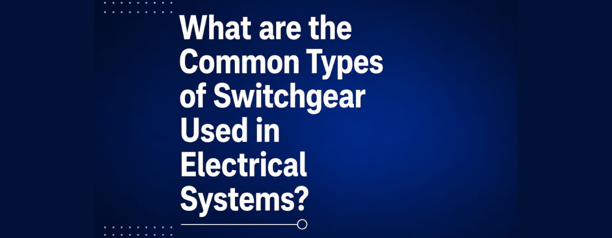 What Are the Common Types of Switchgear Used in Electrical Systems?
